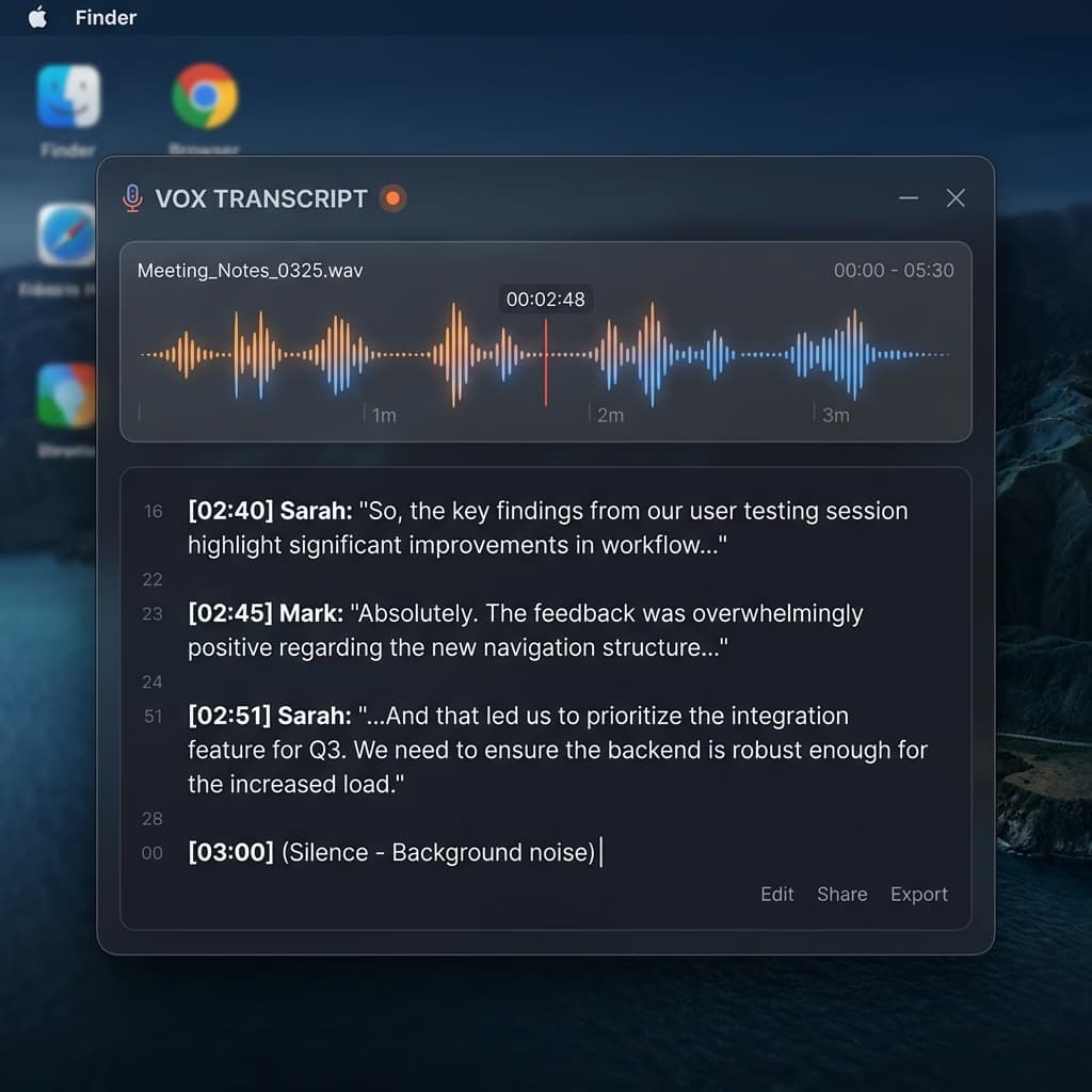 Preview of Transcribe AI - Desktop Project